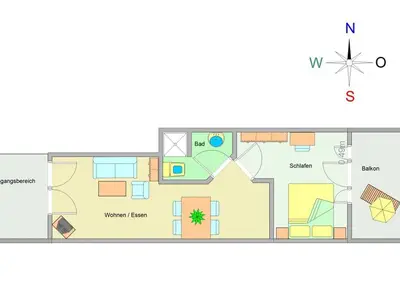 Ferienwohnung für 2 Personen (48 m²) in Ostseebad Kühlungsborn 7/10