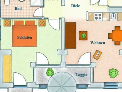 Ferienwohnung für 3 Personen (50 m²) in Ostseebad Kühlungsborn 8/10