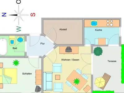 Ferienwohnung für 3 Personen (54 m²) in Ostseebad Kühlungsborn 3/10