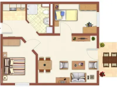 Ferienwohnung für 4 Personen (53 m²) in Ostseebad Kühlungsborn 9/10