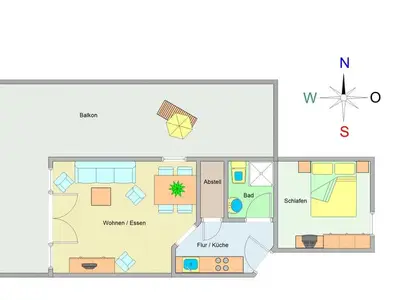 Ferienwohnung für 4 Personen (62 m²) in Ostseebad Kühlungsborn 3/10
