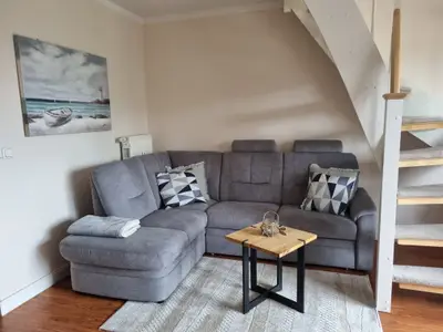 Wohnzimmer mit Ecksofa