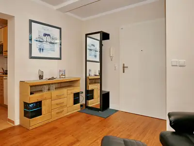 Wohnbereich mit Garderobe