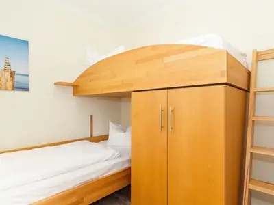 Schlafzimmer mit Etagenbett