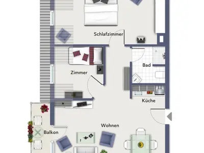 Grundriss 3. Obergeschoss