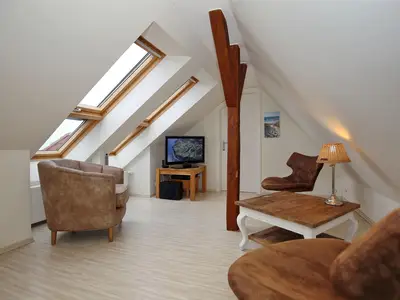 Dachgeschoss mit Sitzmöglichkeiten