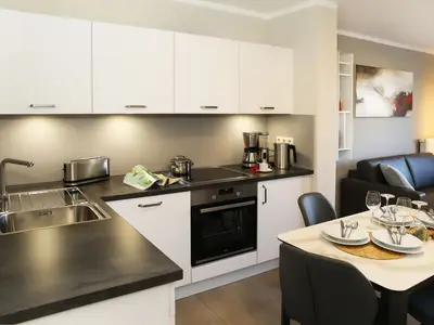 Küche und Essbereich