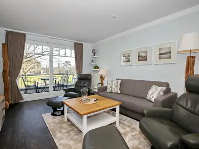 Wohnzimmer mit Schlafcouch