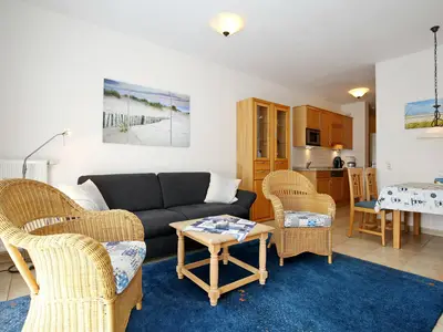 Wohnzimmer mit Schlafcouch