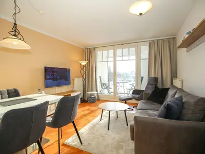 Blick in das Wohnzimmer