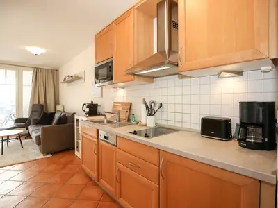 Küche mit Ceranfeld