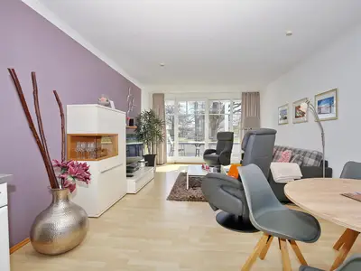 Blick in das Wohnzimmer