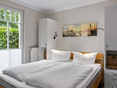 Zweites Schlafzimmer mit Doppelbett