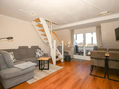 Blick in das Wohnzimmer