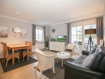 Blick in das Wohnzimmer