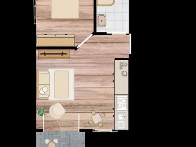 Ferienwohnung für 3 Personen (34 m²) in Ostseebad Kühlungsborn 7/10
