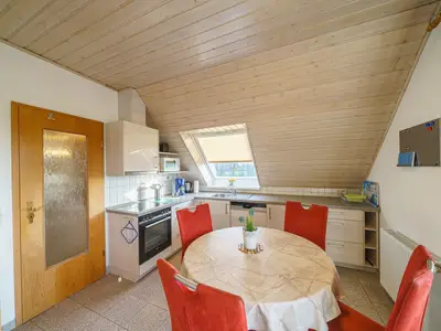 Küche und Essbereich