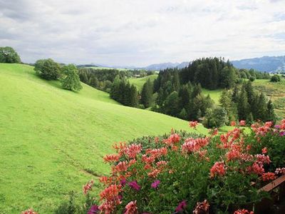 Herrlicher Blick in die Oberallgäuer Landschaft