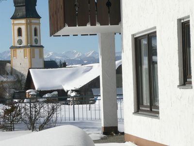 Winterblick Terrassenseite