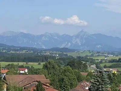 Blick vom Balkon