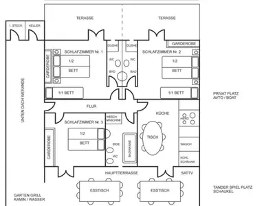 Ferienwohnung für 9 Personen (100 m²) in Rab 7/10