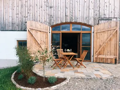 Terrasse nach Westen und Norden