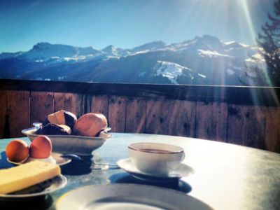 Frühstück auf der Terrasse