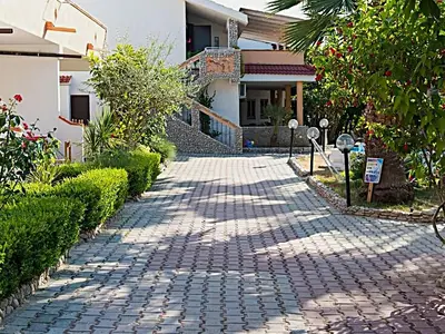 outside