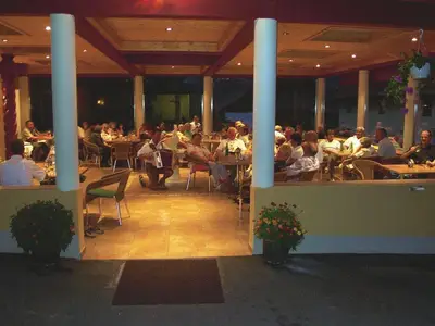 Terrasse am Abend