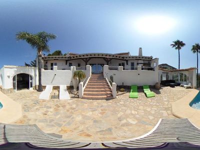 Pool. 360° Bild Villa Finca Costa Blanca