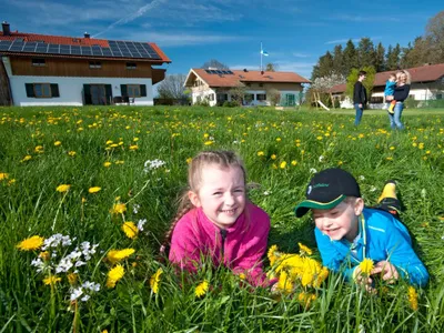 Wohnen in drei Häusern