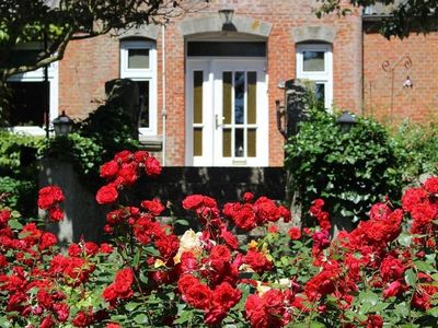 Außenansicht des Gebäudes. Herzlich Willkommen auf dem Ferienhof Harrsen