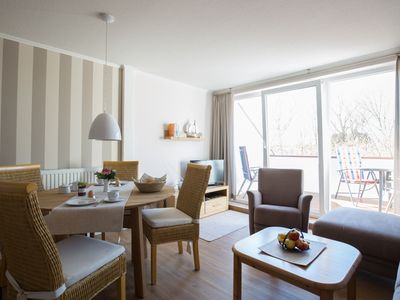 Wohnzimmer Ferienwohnung "Kiebitz"