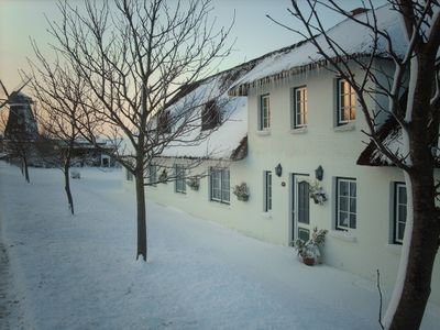 Dat Möhlenhus im Winter