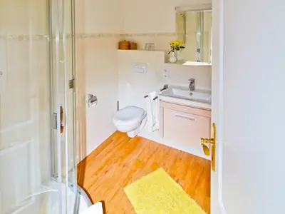 Badezimmer Ferienwohnung Hallig Norderoog