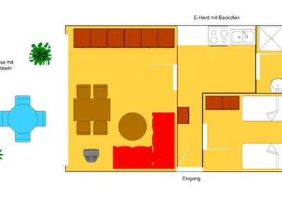 Ferienwohnung für 2 Personen (45 m²) in Pellworm 7/7
