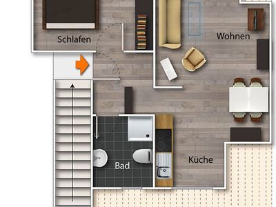 Ferienwohnung für 2 Personen in Pellworm 4/4