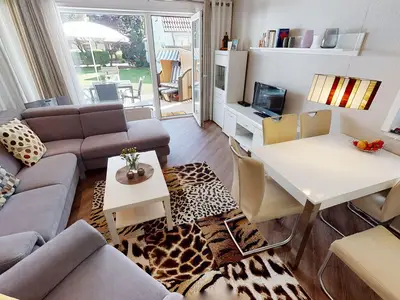 Ferienwohnung für 4 Personen mit Terrasse und Tiefgaragenstellplatz