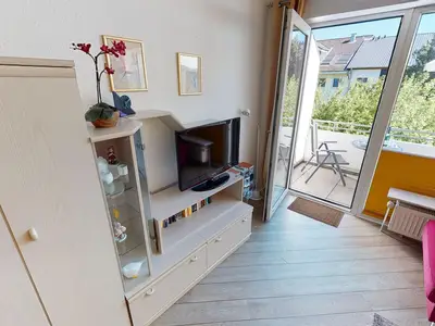 Ferienwohnung für bis zu 4 Personen und Hund mit Balkon und Tiefgaragenstellplatz