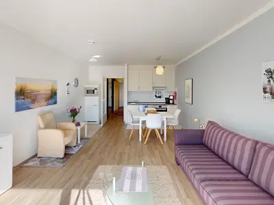 Ferienapartment für 4 Personen und Hund, mit Balkon und Parkplätzen