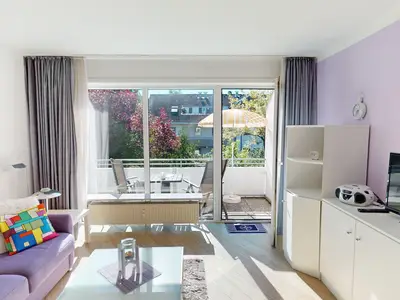 Ferienwohnung für 4 Personen mit Balkon und Privatparkplatz