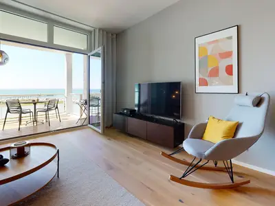 Wunderschöne Ferienwohnung mit eigener Sauna, Meerblick und E-Ladestation