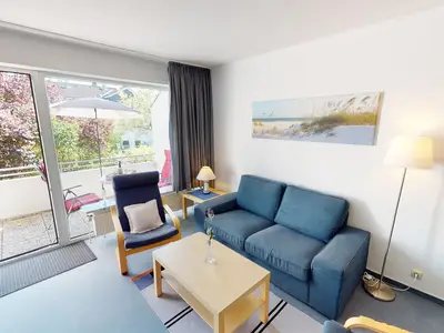 Ferienwohnung für 4 Personen mit Balkon und Privatparkplatz