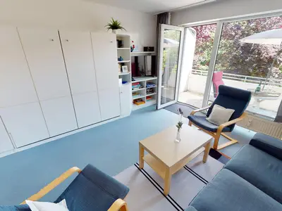 Ferienwohnung für 4 Personen mit Balkon und Privatparkplatz