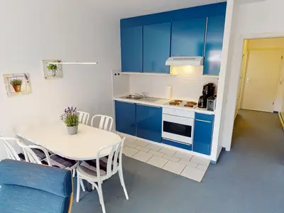 Ferienwohnung für 4 Personen mit Balkon und Privatparkplatz