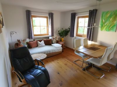 Wohnzimmer mit Schlafcouch