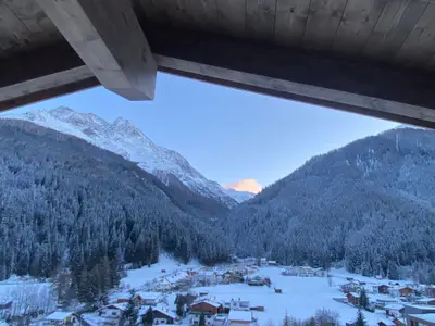 Aussicht vom Ferienhaus [Winter]
