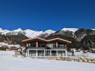 Außenseite Ferienhaus [Winter]