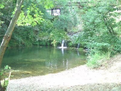 Badeplatz im Bach