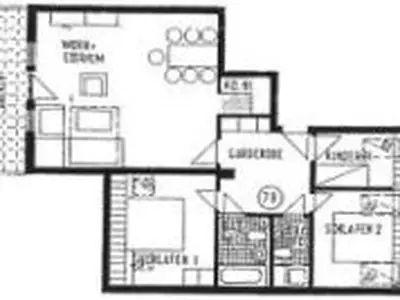 4-Zimmerwohnung Grundriss 6